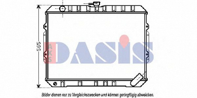 AKS DASIS 140086n -  Радиатор, охлаждение двигателя